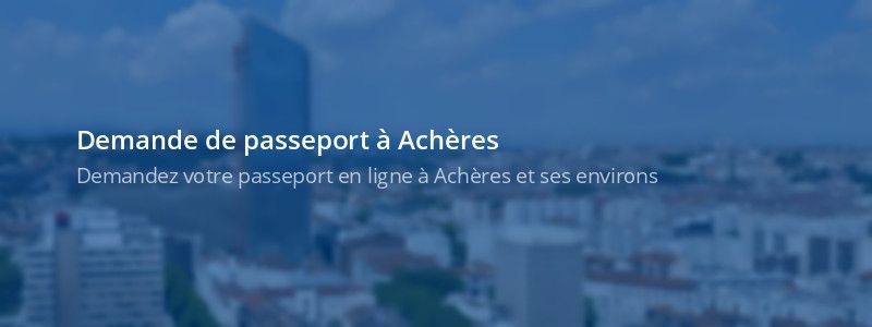 Service passeport Achères