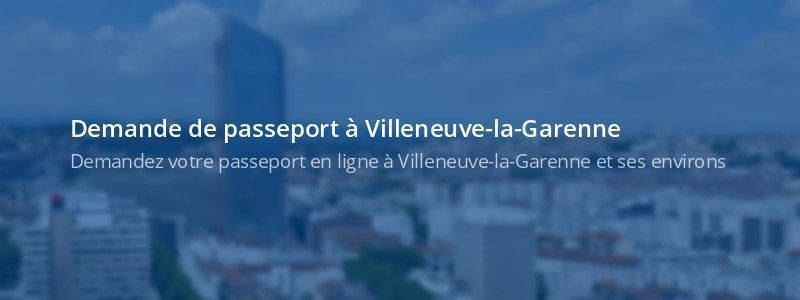Service passeport Villeneuve-la-Garenne